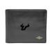 Men's Fossil Black South Florida Bulls Leather Ryan RFID Flip ID Bifold Wallet