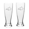 Montana State Bobcats 2-Piece 23oz. Stylish University Pilsner Glass Set