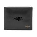 Men's Fossil Black NDSU Bison Leather Ryan RFID Passcase Wallet