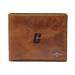 Men's Fossil Brown Charlotte 49ers Leather Ryan RFID Passcase Wallet