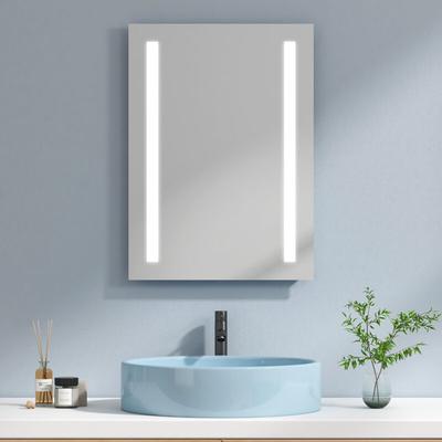 Led Badspiegel 50x70cm Badezimmerspiegel mit Kaltweißer Beleuchtung - Emke