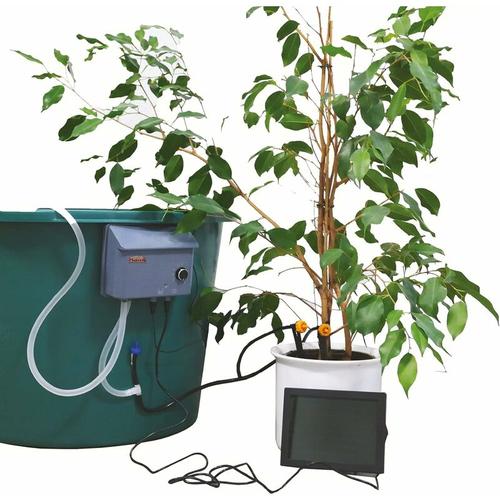 Mauk - Solar Urlaub Bewässerungssystem für Topfpflanzen - Komplettset - 15 Düsen