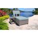 Florence Wheeled Chaise Outdoor Wicker Patio Furniture and Side Table