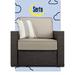 Serta Laguna Outdoor Arm Chair - Brown Wicker