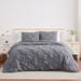 Pintuck 3 piece Duvet Cover Set