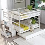 Functional ?Bunk Bed with Trundle, Drawer