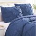 Pintuck 3 piece Duvet Cover Set