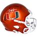 Frank Gore Miami Hurricanes Autographed Riddell Flash Alternate Speed Replica Helmet