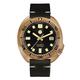 San Martin Abalone SN047Q Bronze Diver Watches Men Mechanical Watch Luminous Water Resistant 200M Leather Strap Wristwatch, color 3,