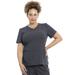 Cherokee Medical Uniforms Euphoria 2-Pocket V-Neck Top (Women's) (Size XL) Pewter, Polyester,Rayon,Spandex