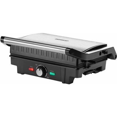 Kontaktgrill xl 180° Klappbar Antihaftbeschichtung Cool-Touch-Griff Küche Tischgrill Sandwich Maker