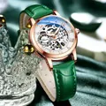 CHENXI – montre-bracelet automatique mécanique pour femmes marque de luxe en acier inoxydable