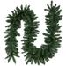 9ft x 12in Buffalo Fir Artificial Christmas Garland - Warm White LED - Green