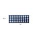 Navy and White Buffalo Plaid Washable Runner Rug - 75 W x 27.5 D x 0.3 H