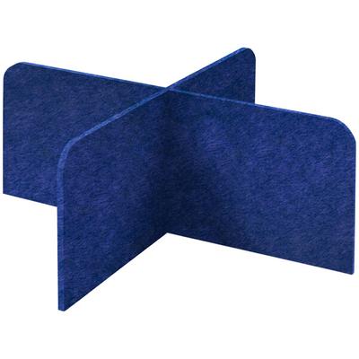 Versare SoundSorb X-Fit 48" x 24" Blue Desktop Privacy Panel 7826222