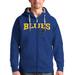 Men's Antigua Royal St. Louis Blues Wordmark Victory Full-Zip Hoodie