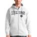 Men's Antigua White Los Angeles Kings Wordmark Victory Full-Zip Hoodie