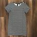 J. Crew Dresses | J. Crew Black White Striped Dress Xs Fits A Small | Color: Black/White | Size: Xs Can Fit A Small Too