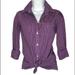 American Eagle Outfitters Tops | American Eagle Favorite Button Up | Color: Pink/Purple | Size: 0