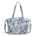 Vera Bradley Damen Recycelte Lighten Up Reactive Tragetasche Handtasche, Frisch geschnittenes Bouquet