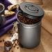 Bretani Steel Coffee Canister & Scoop Set, 24 oz. Metal in Brown | 7.75 H x 5.25 W x 5.25 D in | Wayfair COF-C24-GRY
