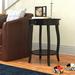 Andover Mills™ Hanke Solid Wood End Table Wood in Black/Brown | 24 H x 18 W x 18 D in | Wayfair 352A3670C11F4162BFDA577F884AA889