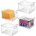 mDesign Deep Plastic Office Storage Container Bin w/ Handles Plastic | 6 H x 10 W x 9 D in | Wayfair 03955MDO