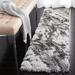 Gray/White 1.97 in Area Rug - Gracie Oaks Anguiano Abstract Gray/Ivory Area Rug Polypropylene | 1.97 D in | Wayfair