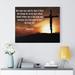 Trinx Eternal Spirit Hebrews 9:14 Christian Home Décor Wall Art Scripture Ready Canvas in Black/Brown | 24 H x 30 W x 1.25 D in | Wayfair