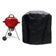 Juste noire étanche pour barbecue d'extérieur housses de grillades Weber Barbacoa anti-poussière