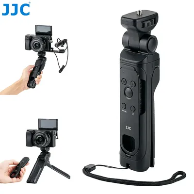 JJC GP-VPT2BT Bluetooth Télécommande Grip Trépied pour Sony ZV1II ZVE10 ZVE1 A7watches A7IV A7III A7