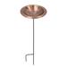 Achla Designs Classic II Birdbath w/Stake, 12.75 Inch Diameter, Antique Copper