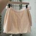 Free People Skirts | Free People Pink Patterned Cut Out Mini Skirt Size Small | Color: Pink/Yellow | Size: S
