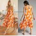 Anthropologie Dresses | Anthropologie Phoebe Flounced Maxi Dress Size S | Color: Orange | Size: Xs