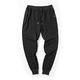 Men's Casual Pants Spring and Summer Models of Solid Color Drawstring Elastic Waist Comfortable Loose Trousers Trendy Fitness Sports Pants XXL Black