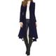 Women's Lapel Jacket Long Sleeve Simple Pure Color Casual Commuter Long Comfortable Daily All-match Fashion Jacket XL