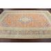 Brown 75 W in Rug - Isabelline Floral Kashan Persian Design Area Rug Hand-Knotted 6X10 Wool | Wayfair A965238765224658936276ADD0E0CD39