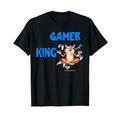 Gamer King Zocker König Konsole Zocken Videogames PC Gaming T-Shirt