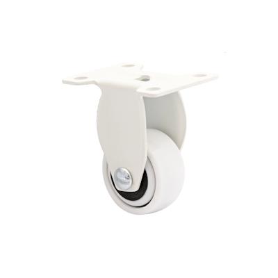 WAGNER Design - 3C Bockrolle/Möbelrolle soft - Durchmesser Ø 25 mm, weiß, Tragkraft 12 kg - 01242601 Image