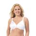 Plus Size Women's Fully Minimizer Underwire Bra by Exquisite Form in White (Size 42 D)
