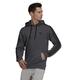 adidas Men's M 3s Fl Hd Hooded Sweatshirt, mens, GK9082, grey/black, L