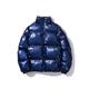 Men's Jacket Winter Warm Jackets Windproof Coat with Zip Pockets Hood,Without Hat,Work Top Blue 5XL