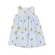 Steiff Girls' Kleid Dress, Brunnera Blue, 9-12 Months