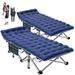 JTANGL Folding Bed Cot w/ 3.3 Inch 2 Sided Mattress, 75" x 28" Folding Camping Cots w/ Carry Bag, Portable Sleeping Cot Guest Bed | Wayfair