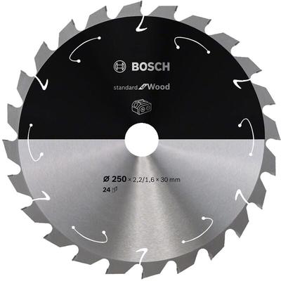 Bosch - Professional Standard for Wood Kreissägeblatt 250 x 30 x 2,2 mm 24 Zähne ( 2608837727 ) Image