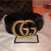 Gucci Accessories | Gucci Belt Black Size 80 | Color: Black/Gold | Size: 80