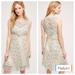 Anthropologie Dresses | Anthropologie Light Color Lace Dress By Floreat | Color: Black/Cream | Size: 6