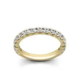 .23 ct. t.w. 14 KARAT YELLOW GOLD 17-Stone Shared Prong Dia Band Sz 4.5 (H-I, I1)