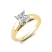 1.95 ct. Princess Diamond Solitaire Ring 14 KARAT YELLOW GOLD Sz 7 (F, I1)
