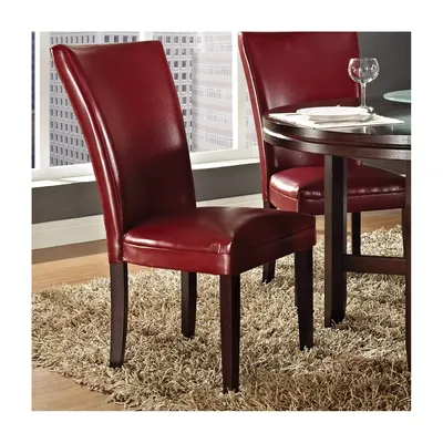 Oliver Faux Leather Dining Chair Set, Abbyson Living Tyrus Tufted Dining Chair